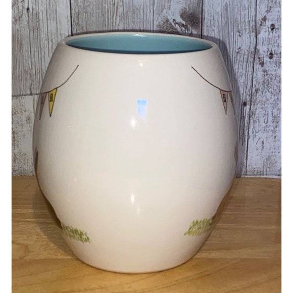 Rae Dunn Artisan Collection Ceramic Happy Easter Bunny Banner Coffee Tea Mug - Picture 4 of 6